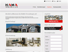 Tablet Screenshot of hama.ch